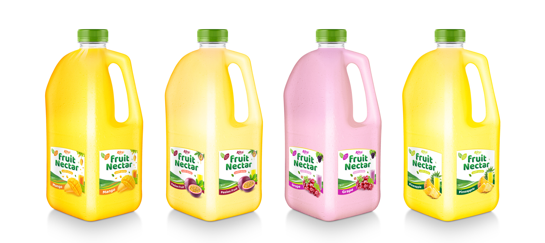 Fruit Nectar 2L with passion fruit flavor