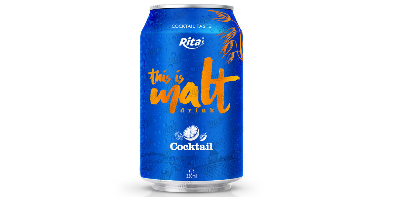 Cocktail flavor malt drink 330ml from RITA India