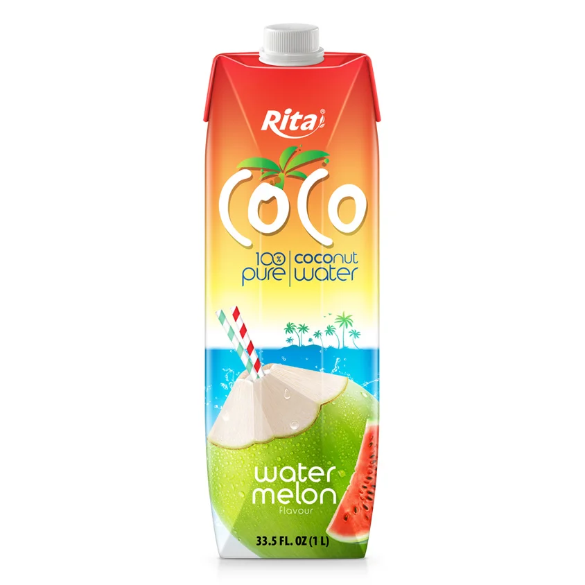 Coconut Water Coco organic pure coconut water and watermelon 1L