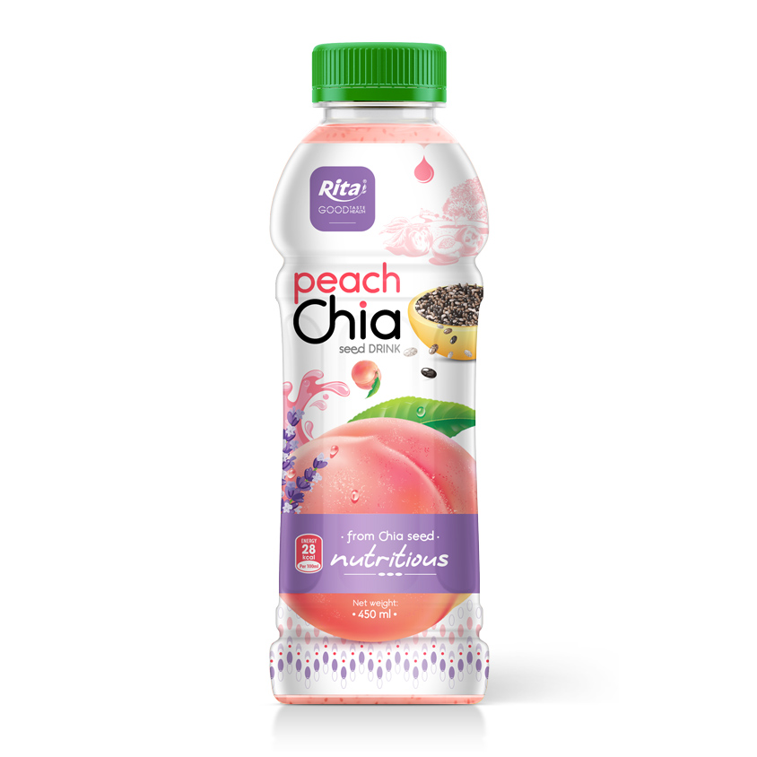 Peach chia seed 450ml