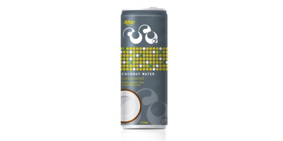 Carbonated coconut water 250ml slim can from RITA India