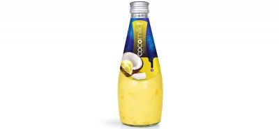 Coconut milk with durian flavor 290ml glass bottle from RITA India