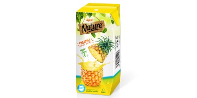 Fresh pineapple Prisma Tetra pak 200ml of RITA India