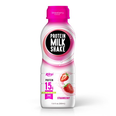 RITA-US-1071819337:Protein-Milk-Shake-with-Strawberry-flavor-330ml-PP-bottle-(11.16-fl-oz)