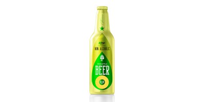 Aluminum Bottle 355ml Pineapple Beer Non Alc