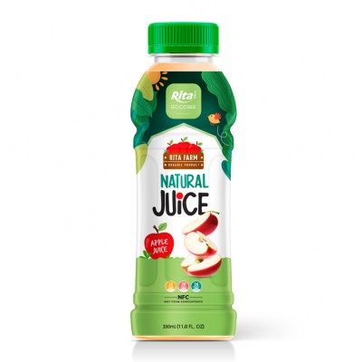 natural organic apple  juice 330ml 