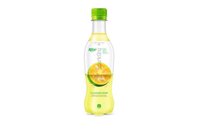 Sparkling fruit calamansi flavor 400ml Pet bottle