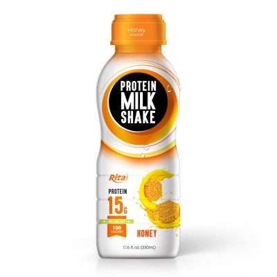 RITA-US-1901671928:Protein-Milk-Shake-with-honey-330ml-PP-bottle-(11.16-fl-oz)