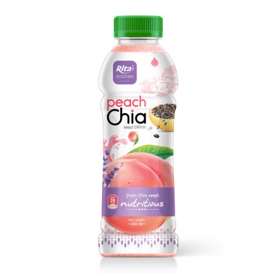 Peach chia seed 450ml