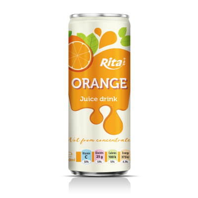 Fresh natural orange fruit juice