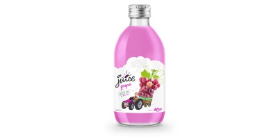 glass 320ml fruit grape juice private label brand from RITA India