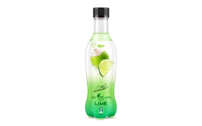 pet bottle 400ml spakling Coconut water lime