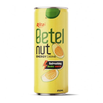 Betel nut Energy drink  refreshing awake anergy 250ml slim cans