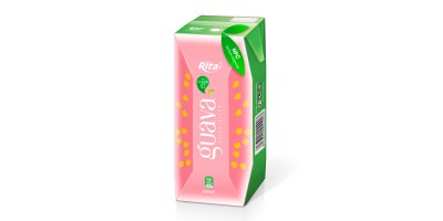 NFC fruit guava juice in prisma pak from RITA US