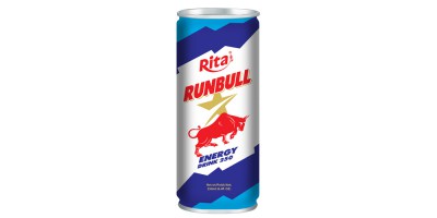 runbull energy 250ml tin can from RITA INDIAN