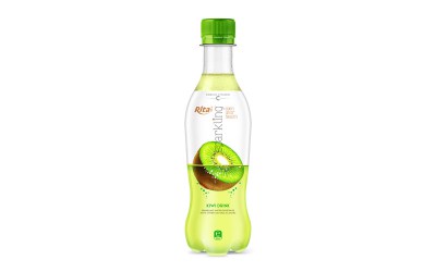 Sparkling fruit kiwi juice  flavor 400ml Pet bottle