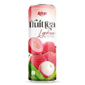 Wholesale Good Price Lychee Tea Drink 330ml Can
